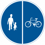 Påbjudna gång-och cykelbanor | Vägmärken